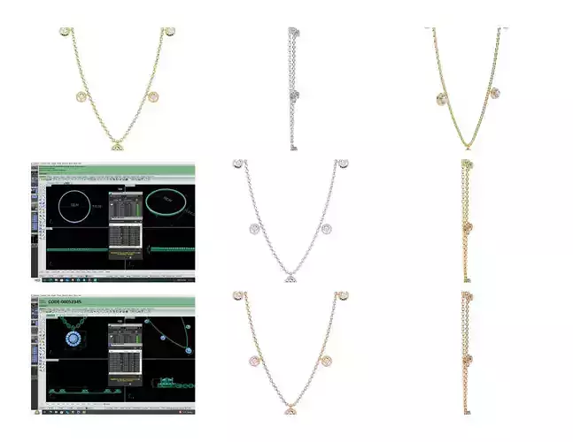 Diamond Necklace Collection  50 Premium Models