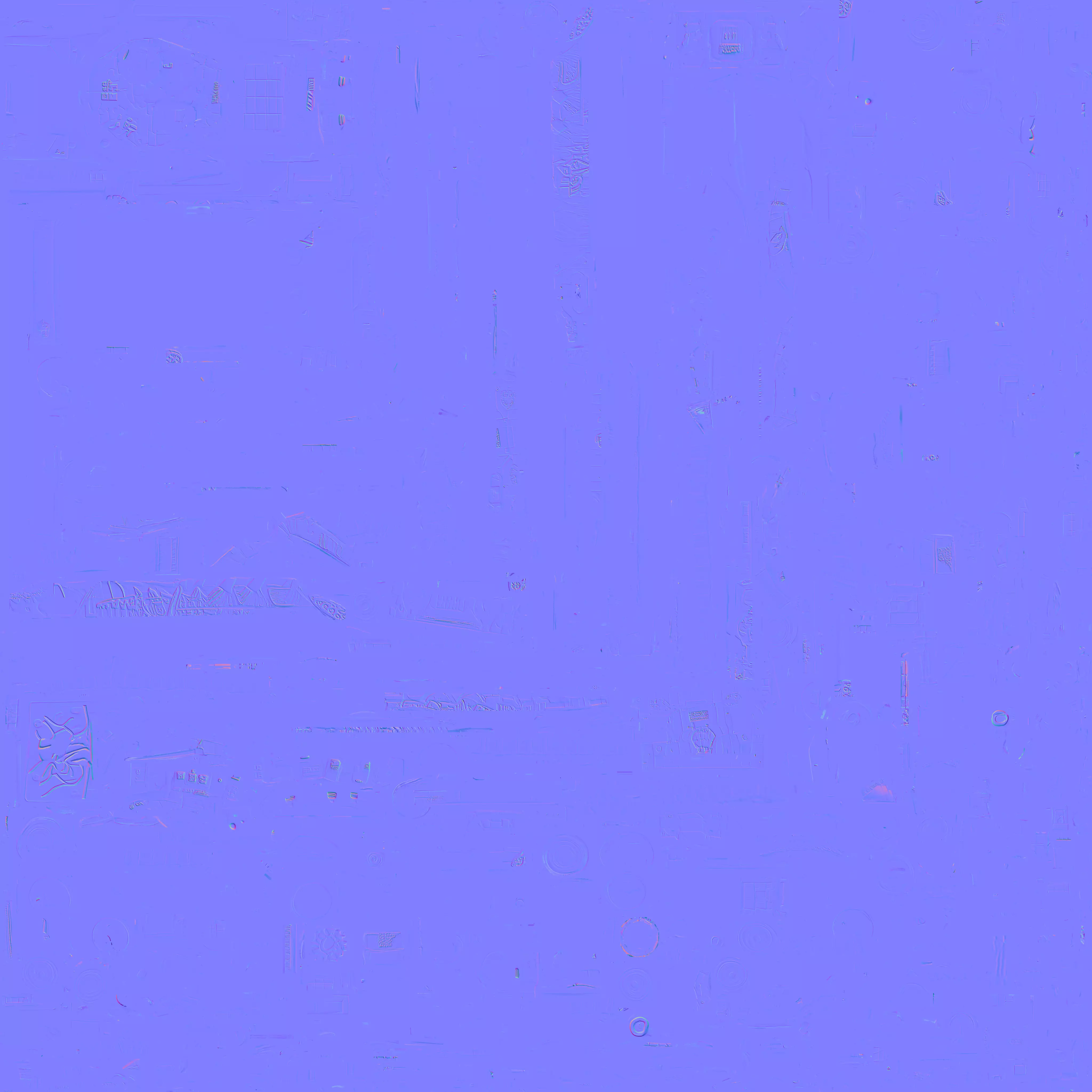 Cyberpunk Battle Tank 3D Model Urban Assault Vehicle Low-poly 3D model_3