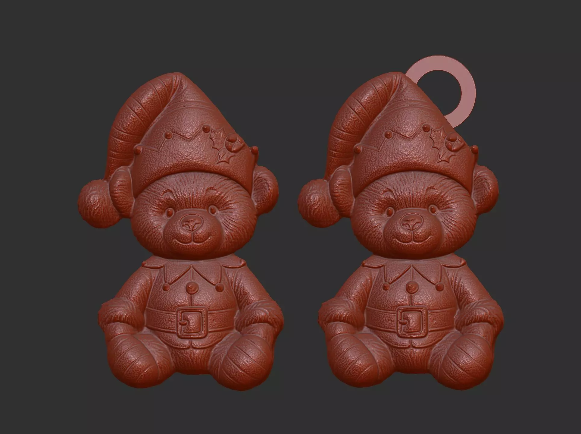 teddy elf christmas decor 3D print model_9