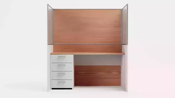 Cubicle V1 - Modular Office Workstation Furniture Unit