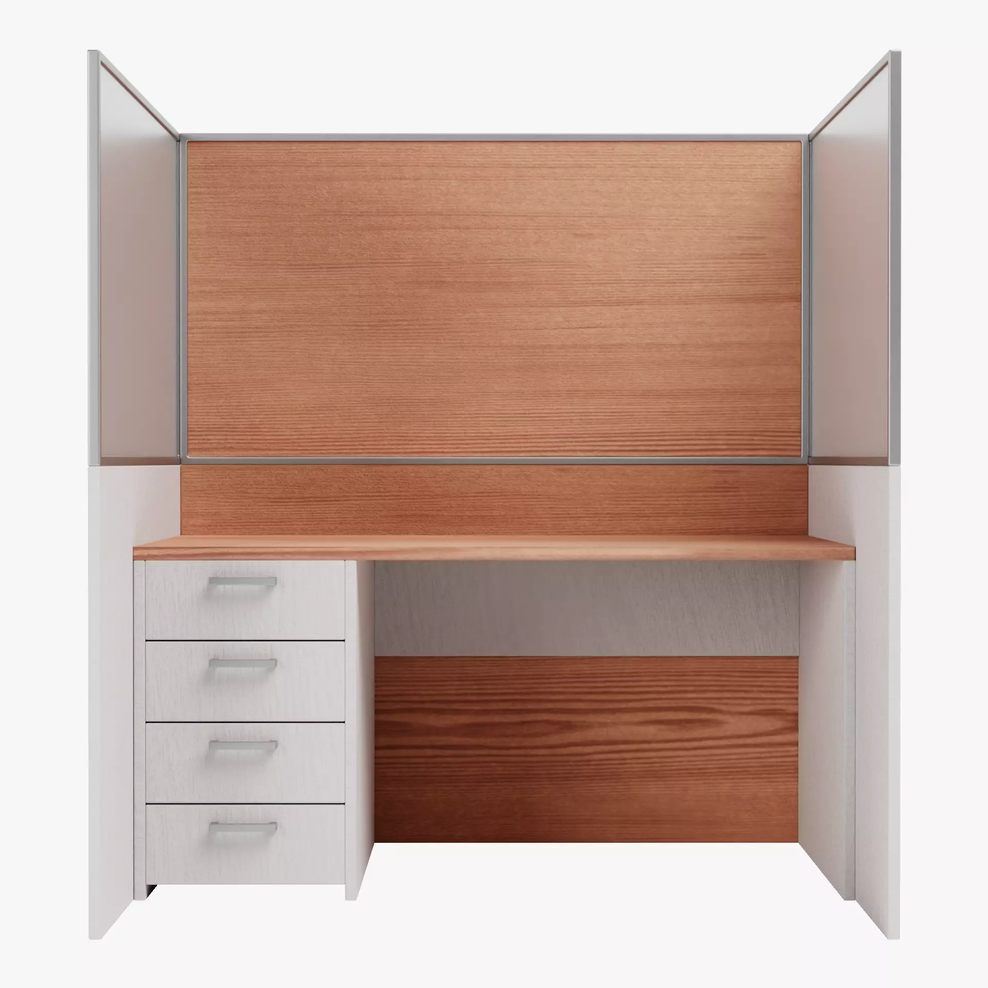 -Cubicle V1- Low-poly 3D model_11