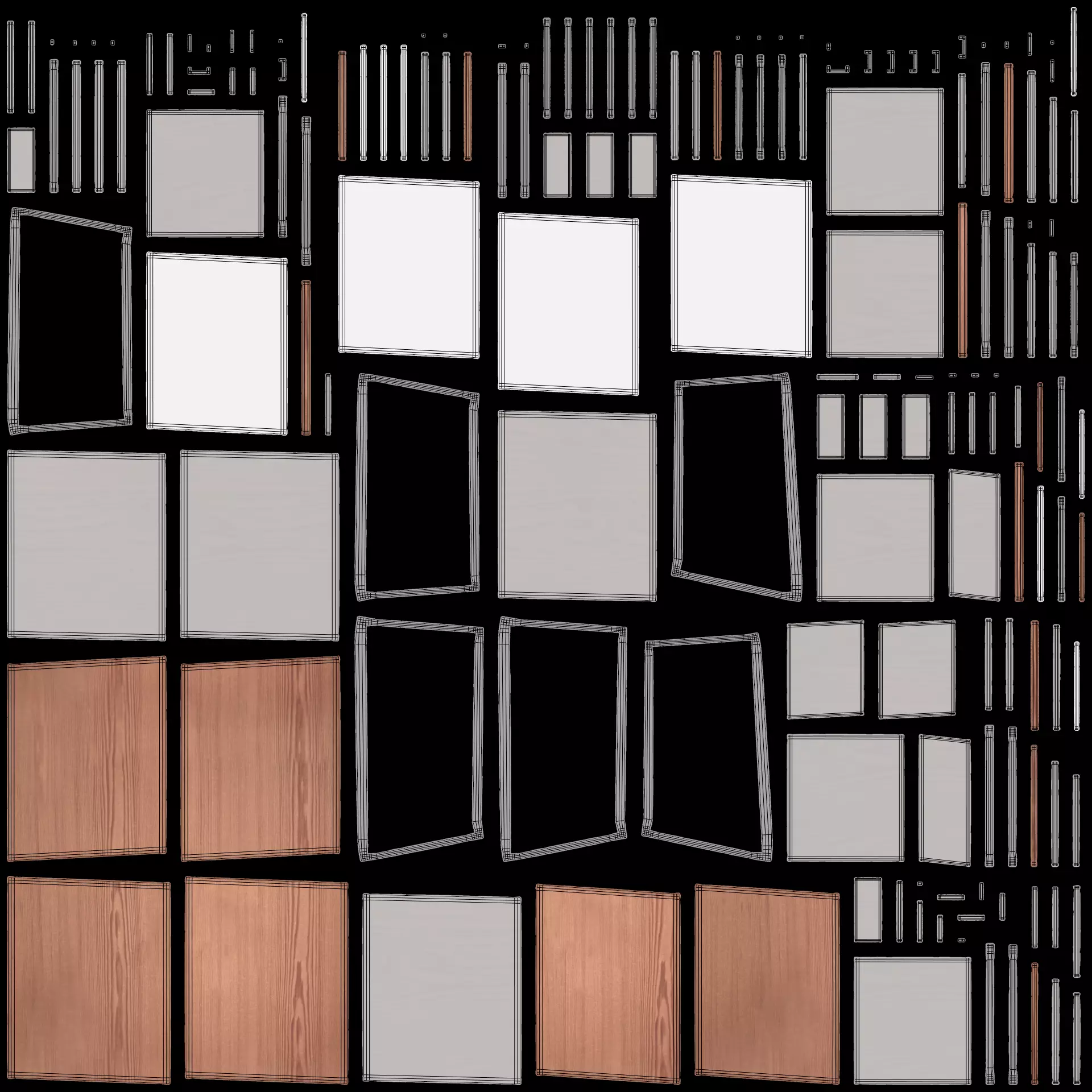 -Cubicle V1- Low-poly 3D model_6