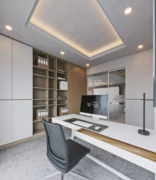 Office Room Interior Model 3D model_11