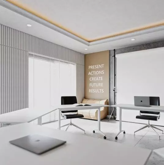 Office Room Interior Model 3D model_17