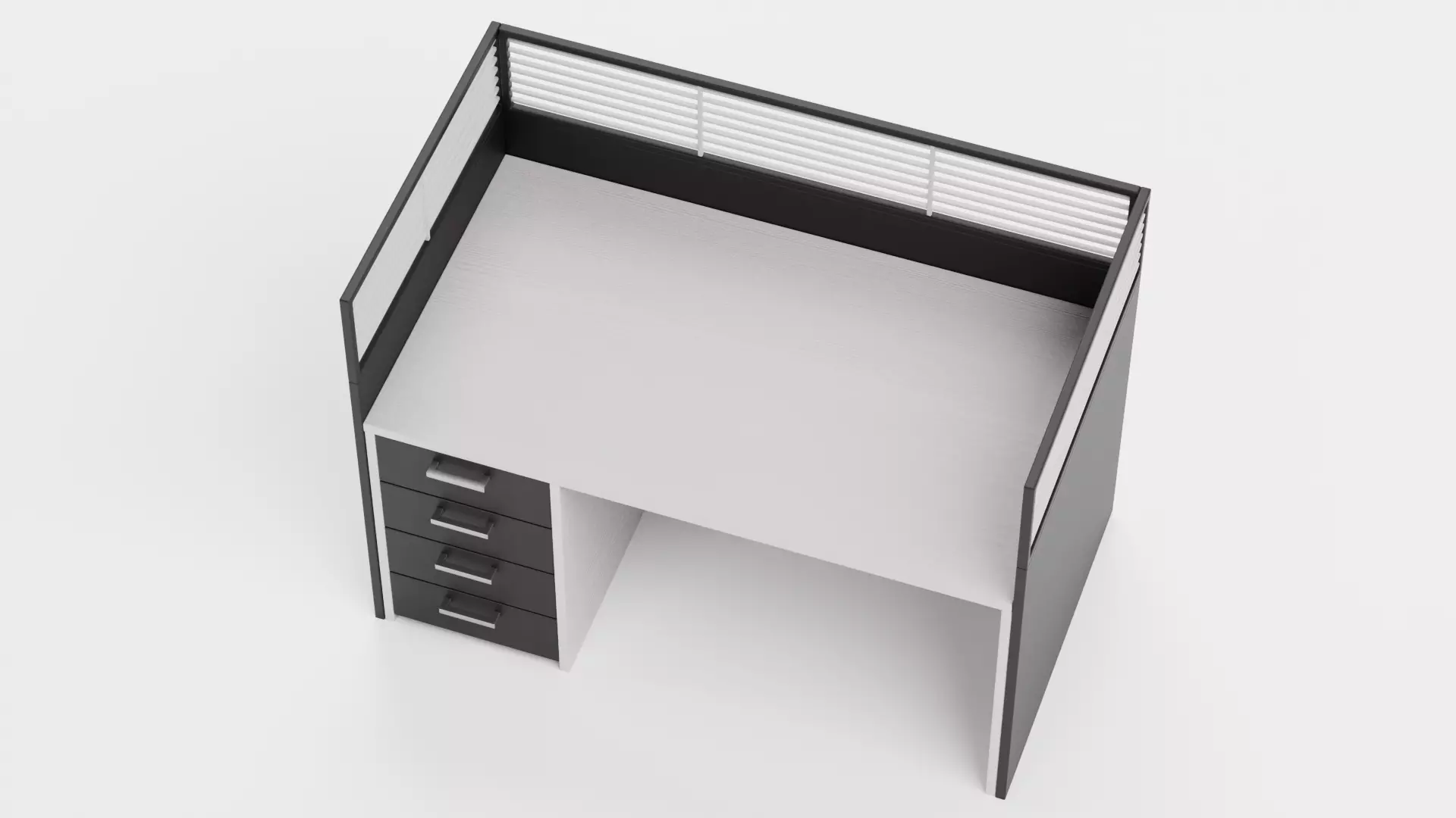 -Cubicle V2- Low-poly 3D model_4