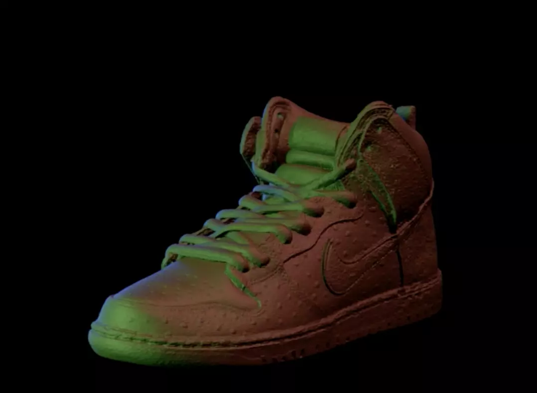 Highly detailed 3D model of the Nike SB Dunk High Strawberry  3D model_7