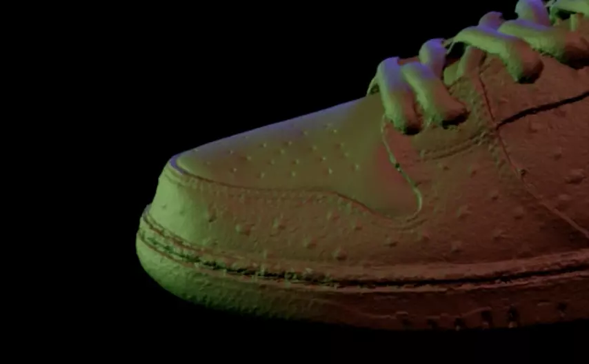 Highly detailed 3D model of the Nike SB Dunk High Strawberry  3D model_11