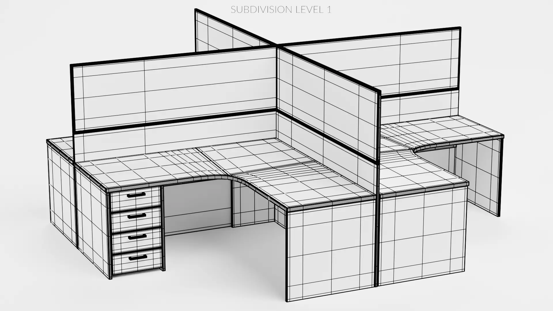 -Cubicle V3- 3D model_8