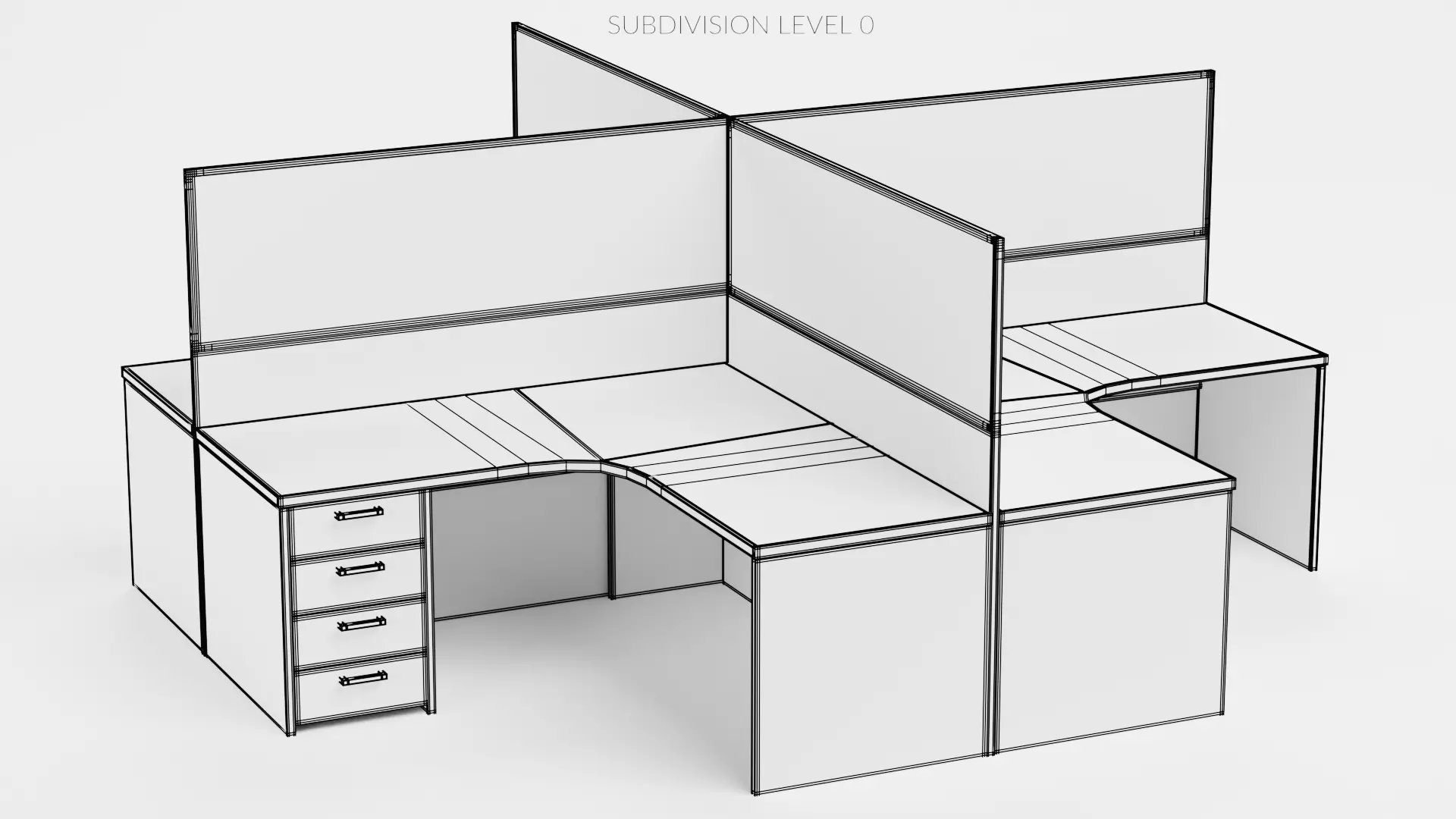 -Cubicle V3- 3D model_7