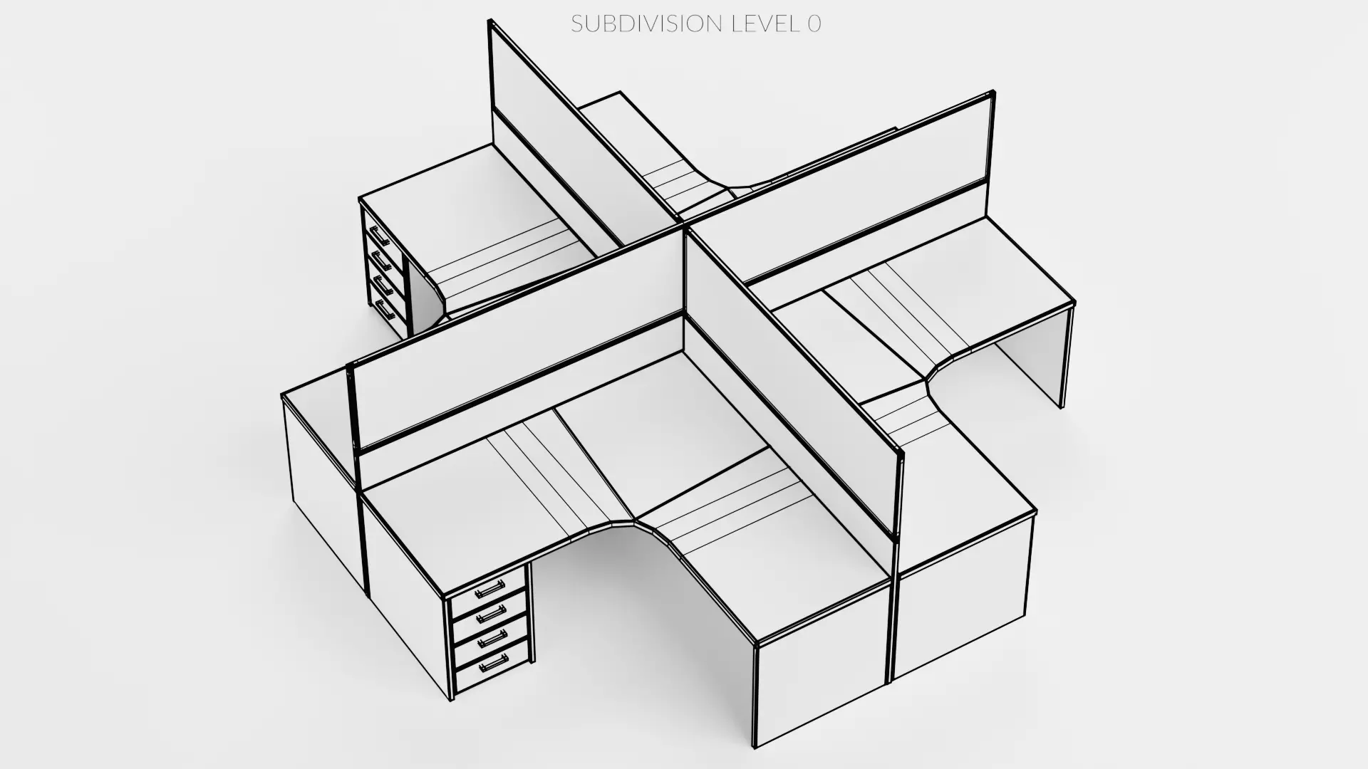 -Cubicle V3- 3D model_9