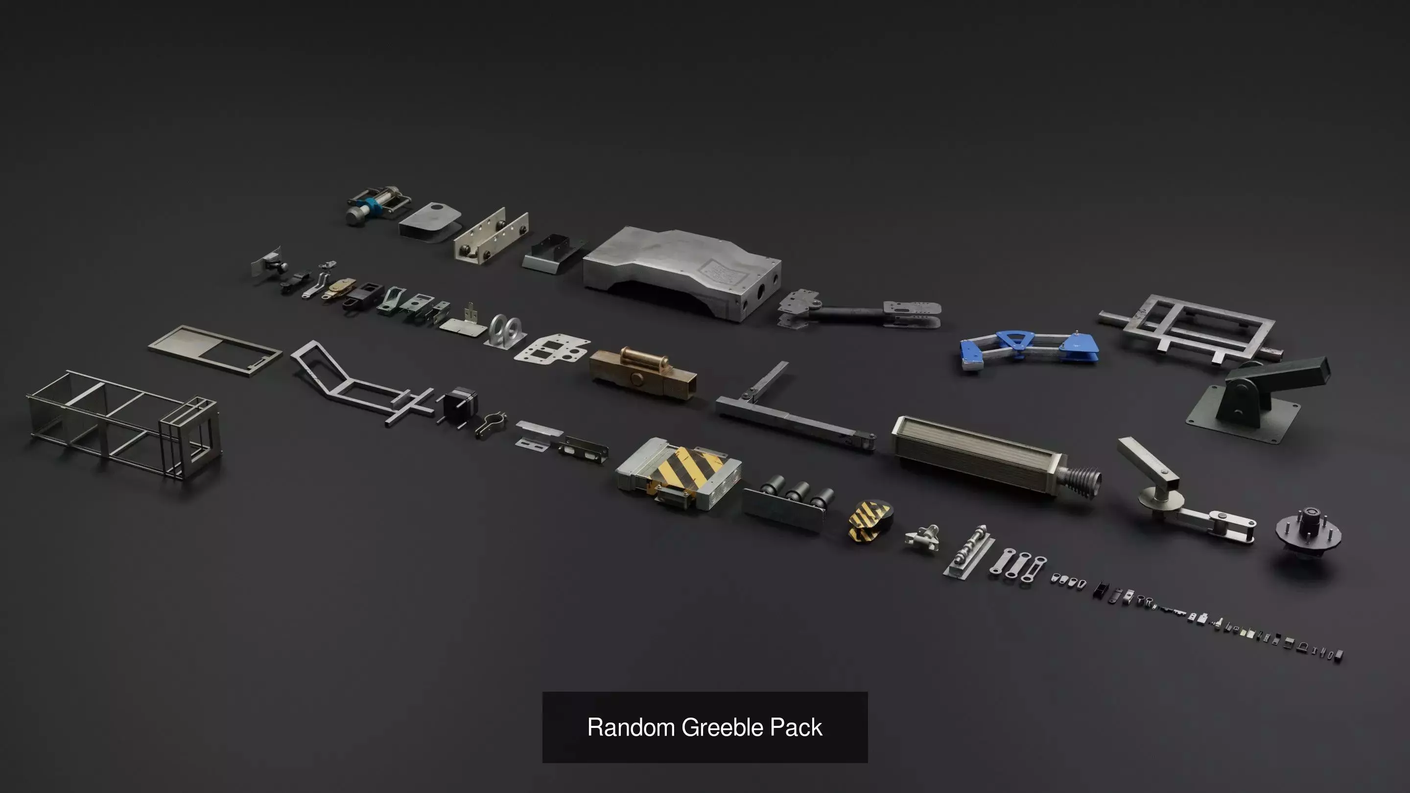 Low Poly  and City Exterior Assets Pack  3D Model Collection_4