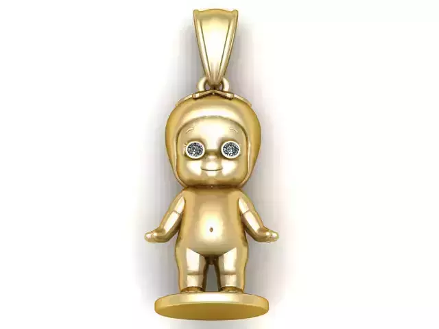  Cartoon Pendant 3D Printable Model