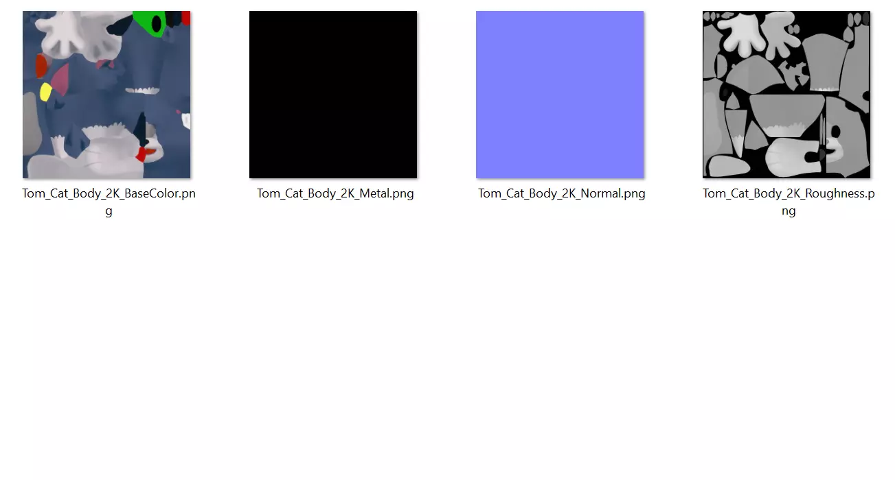 Tom Cat - Tom and Jerry Low-poly 3D model_5