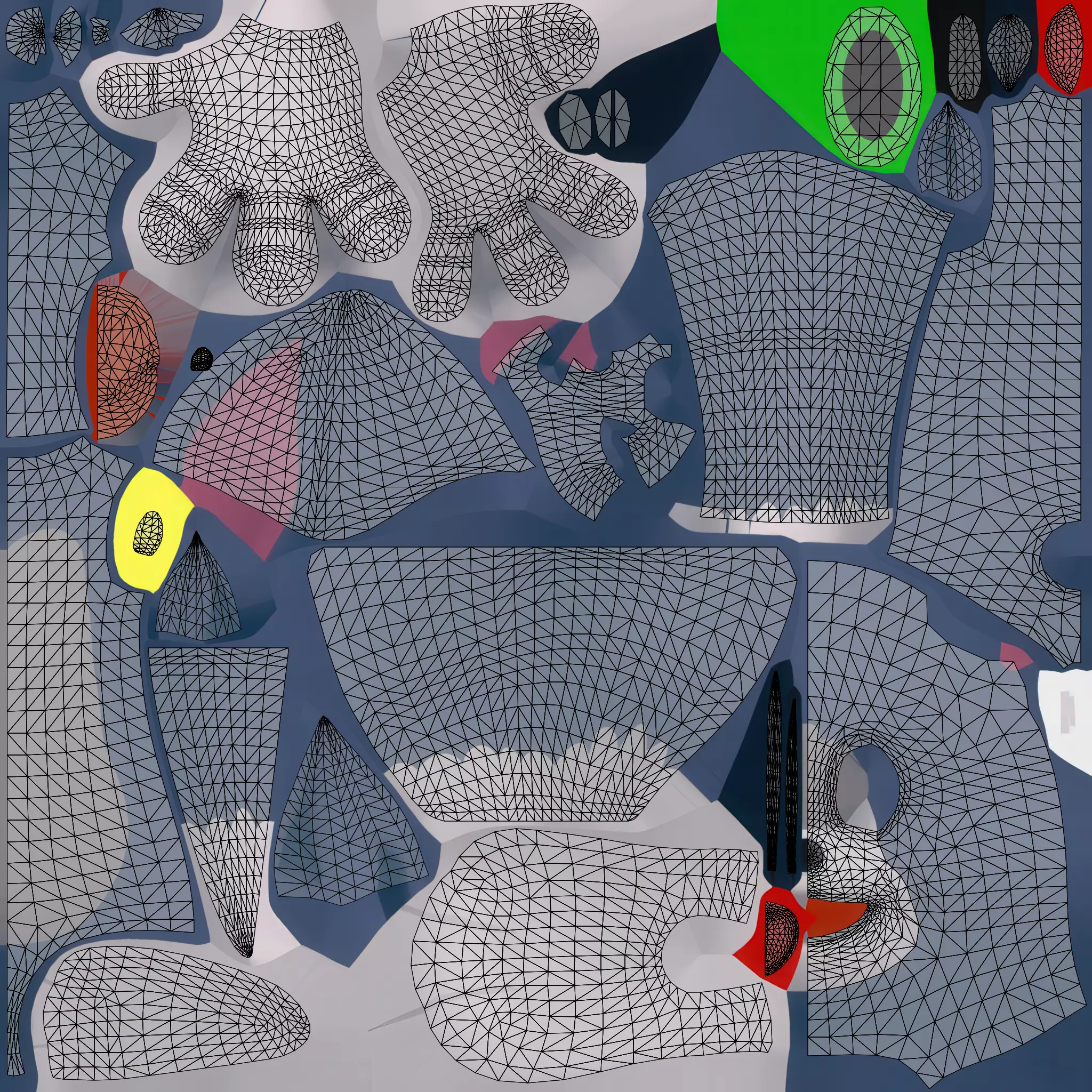 Tom Cat - Tom and Jerry Low-poly 3D model_8