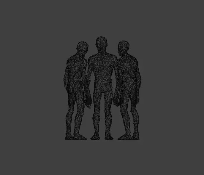 Hollowed Wanderer Low-poly 3D model_24