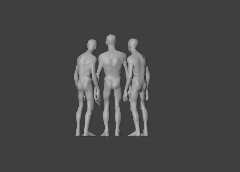 Hollowed Wanderer Low-poly 3D model_18