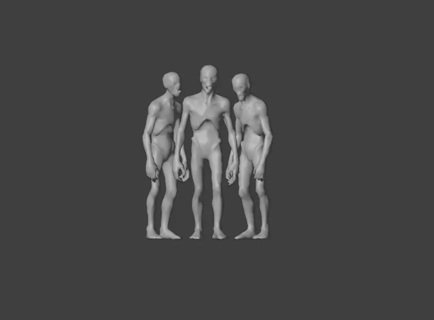 Hollowed Wanderer Low-poly 3D model_16