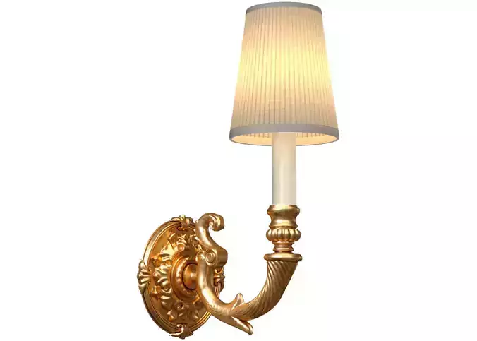 Mariner Classic Style Antique Gold Wall Sconce Light
