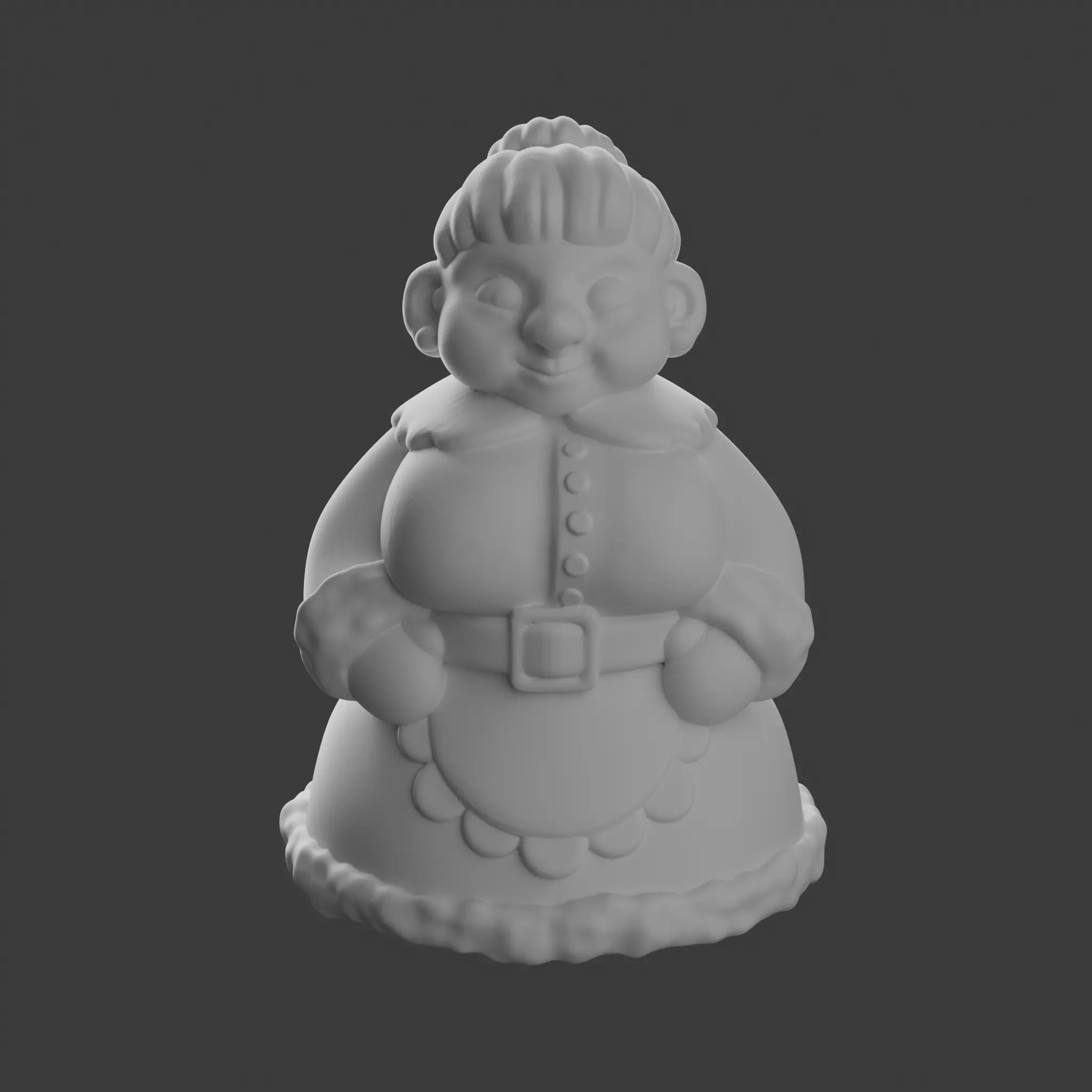 Mrs Claus 3d print 3D print model_0