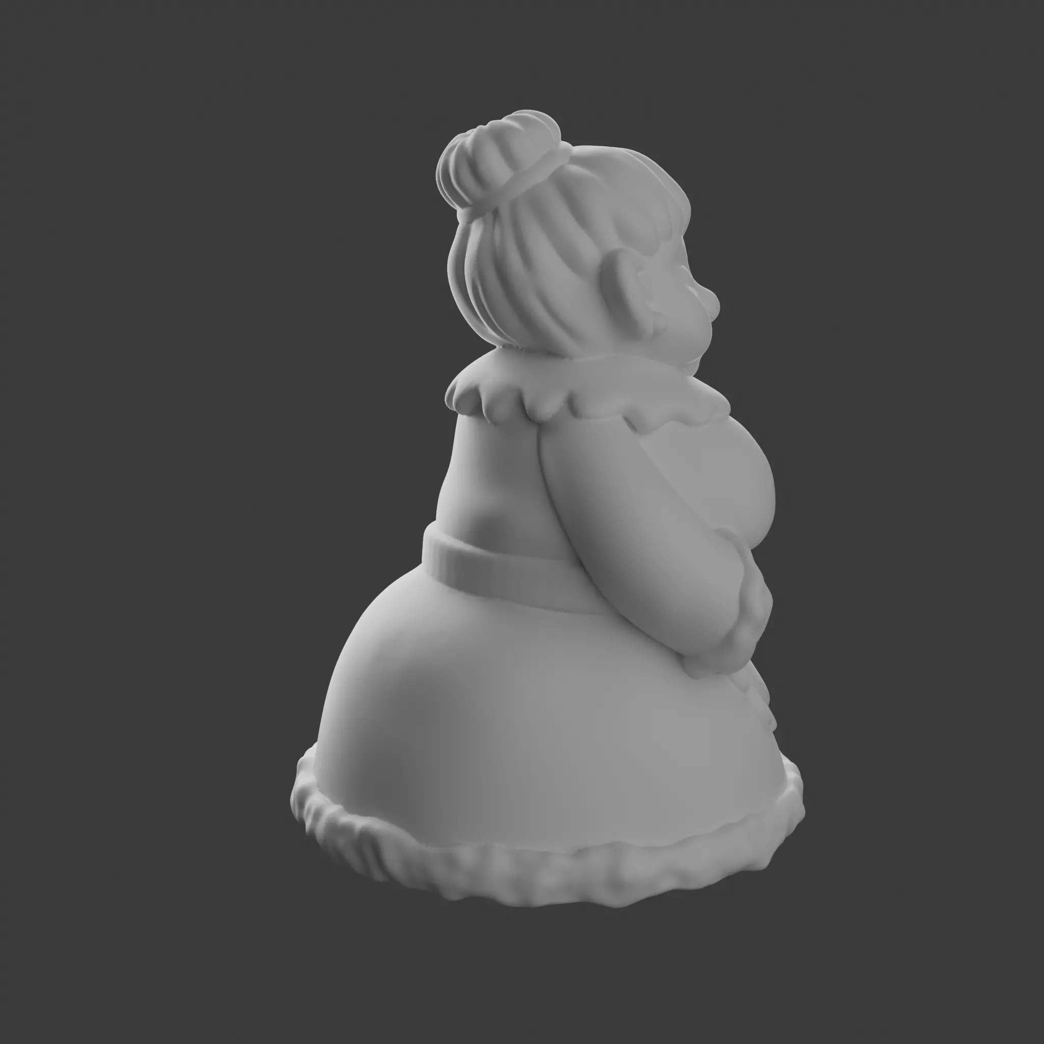 Mrs Claus 3d print 3D print model_2