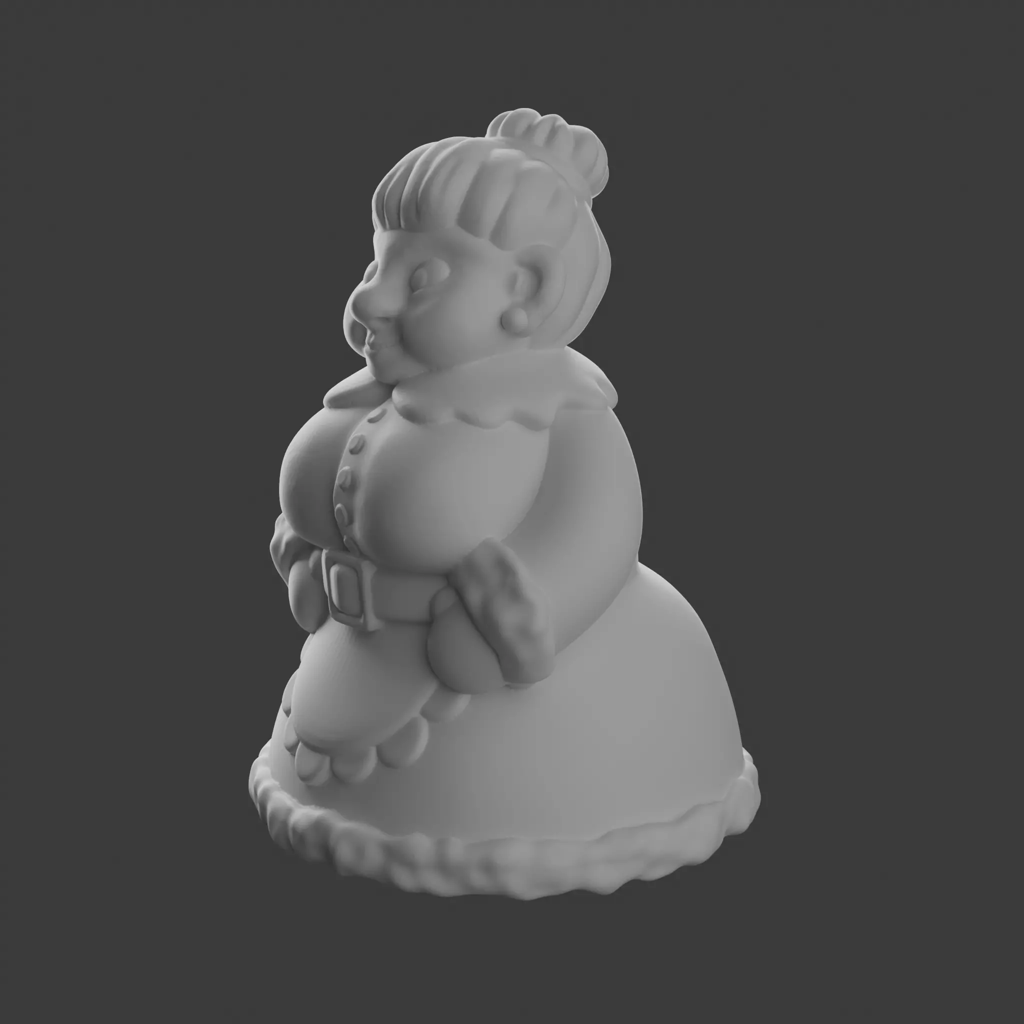 Mrs Claus 3d print 3D print model_6