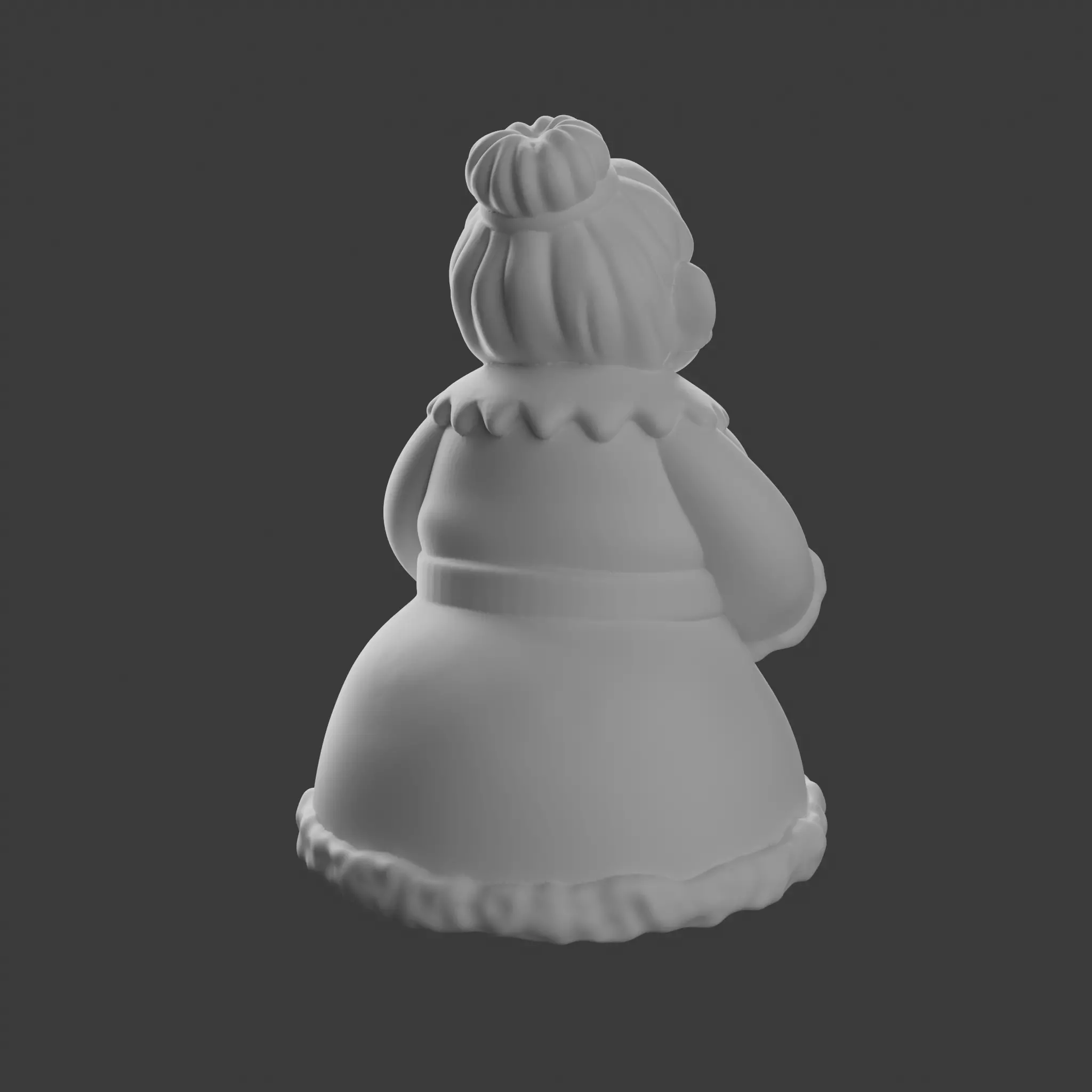 Mrs Claus 3d print 3D print model_3