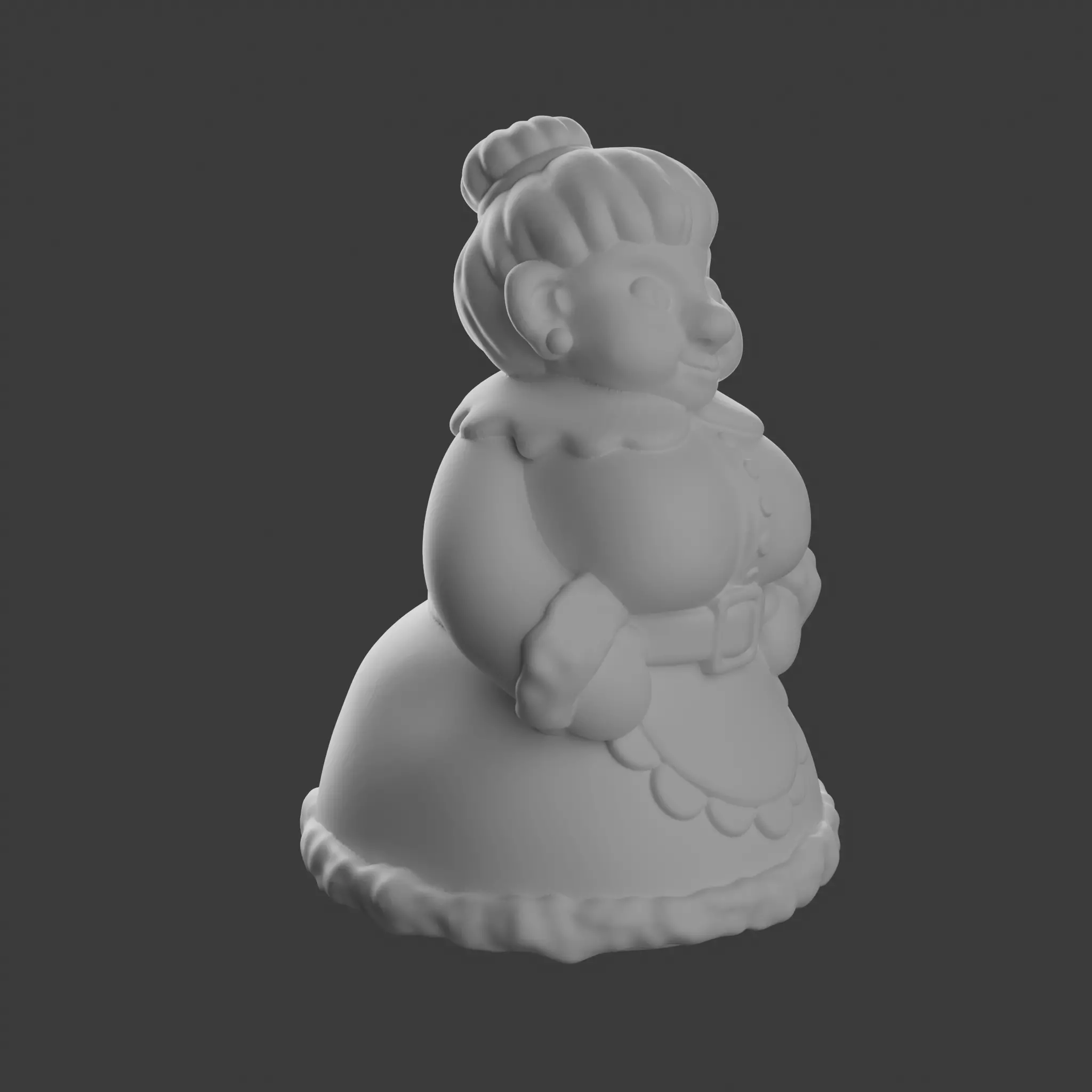 Mrs Claus 3d print 3D print model_1