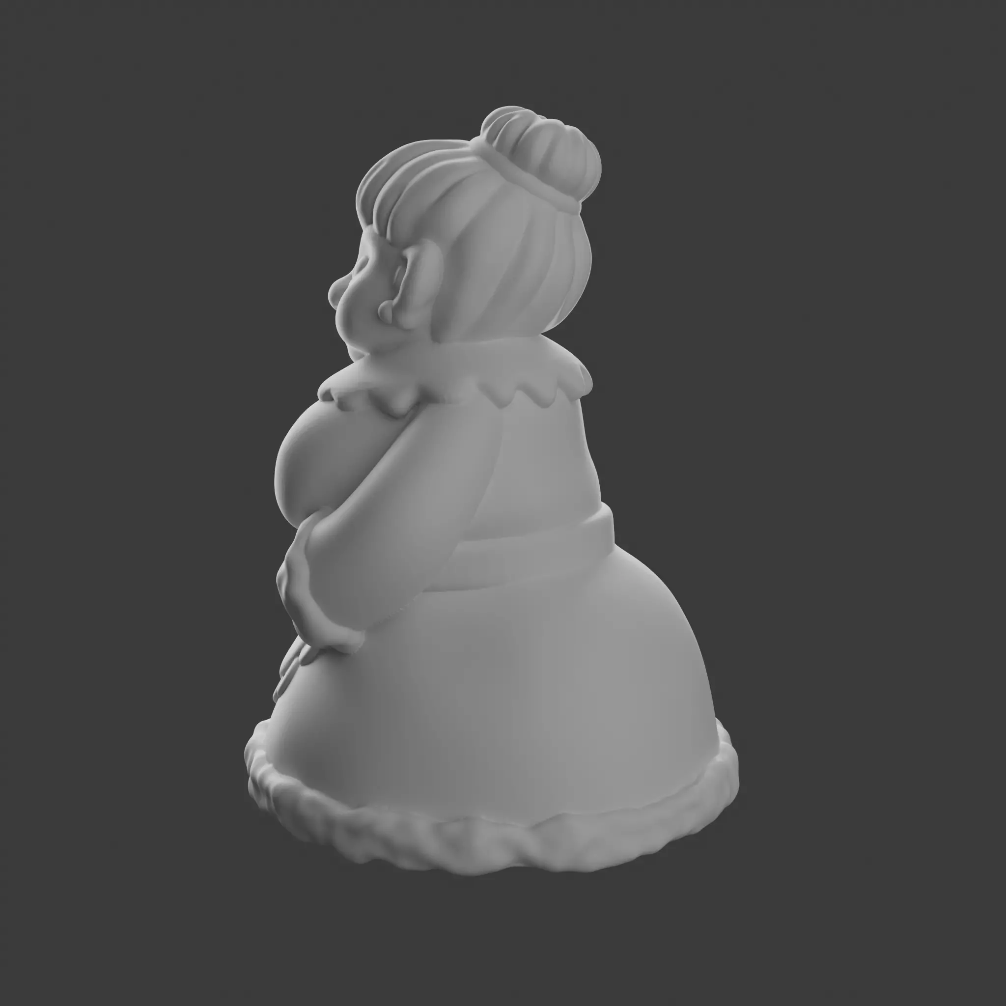Mrs Claus 3d print 3D print model_5