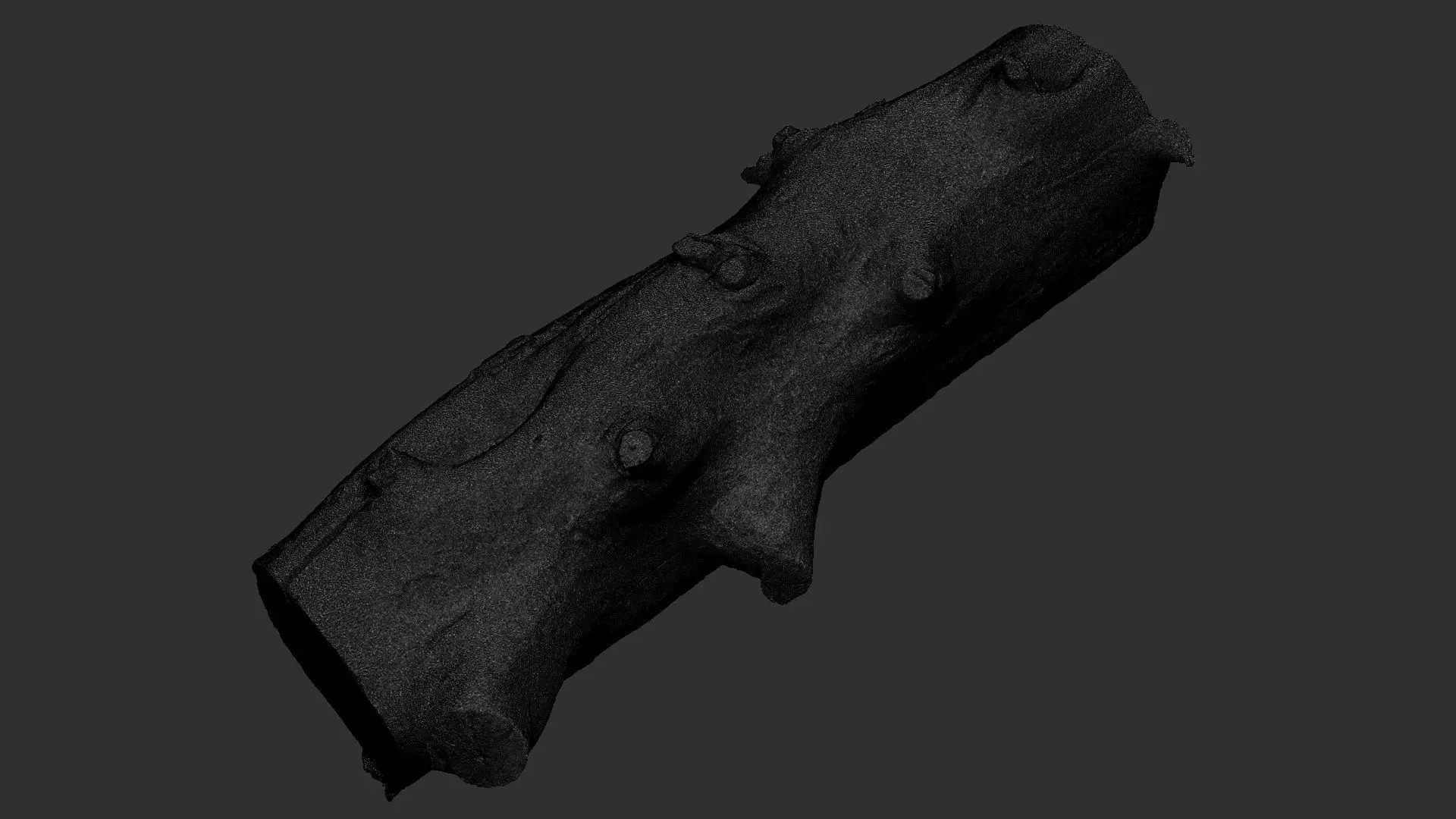 Tree trunk wood ZBrush engraving highpoly 3D model_23