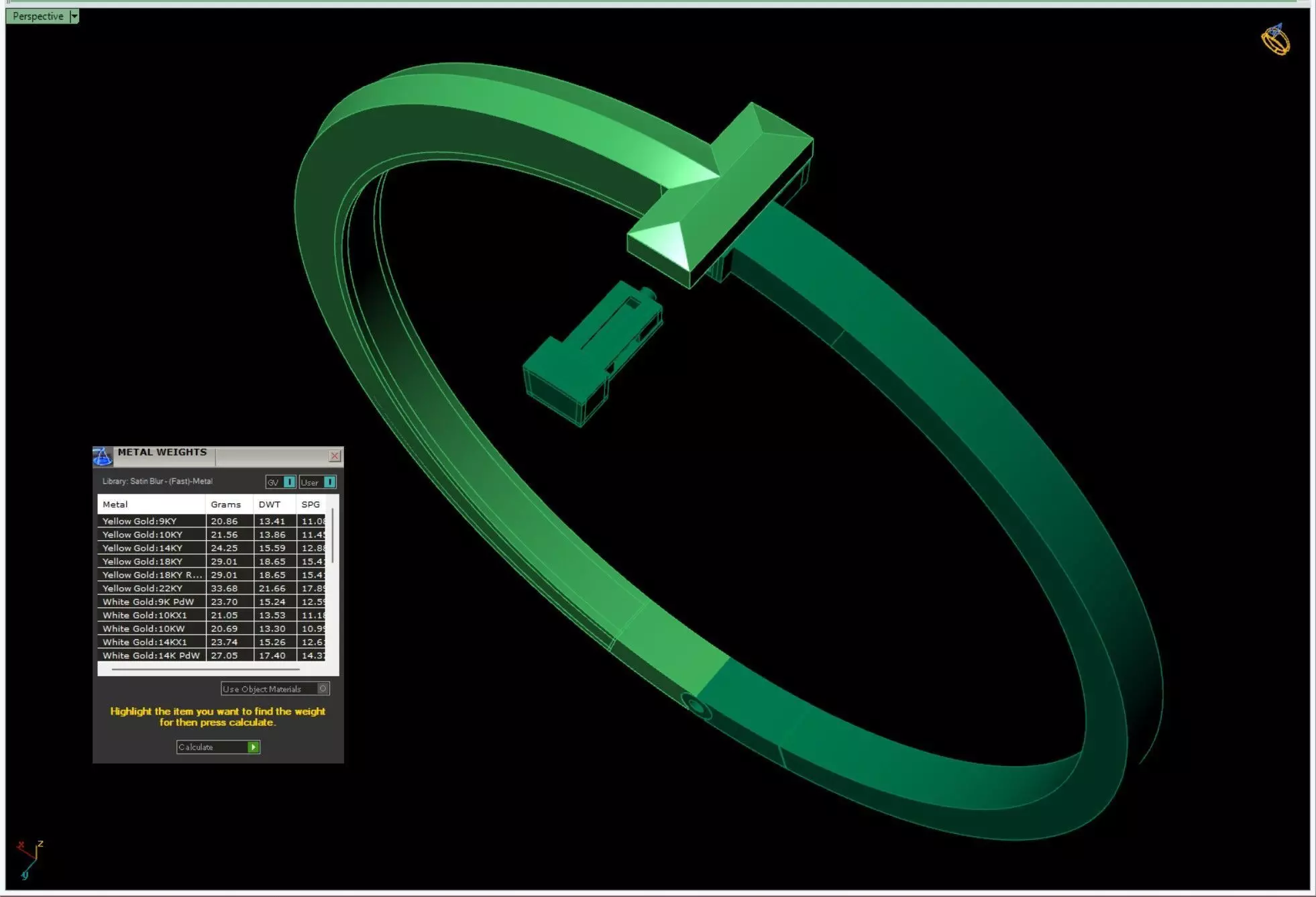 Tiffany T Style Ring Bangle Set 3D Model STL 3DM Cad File 3D print model_14