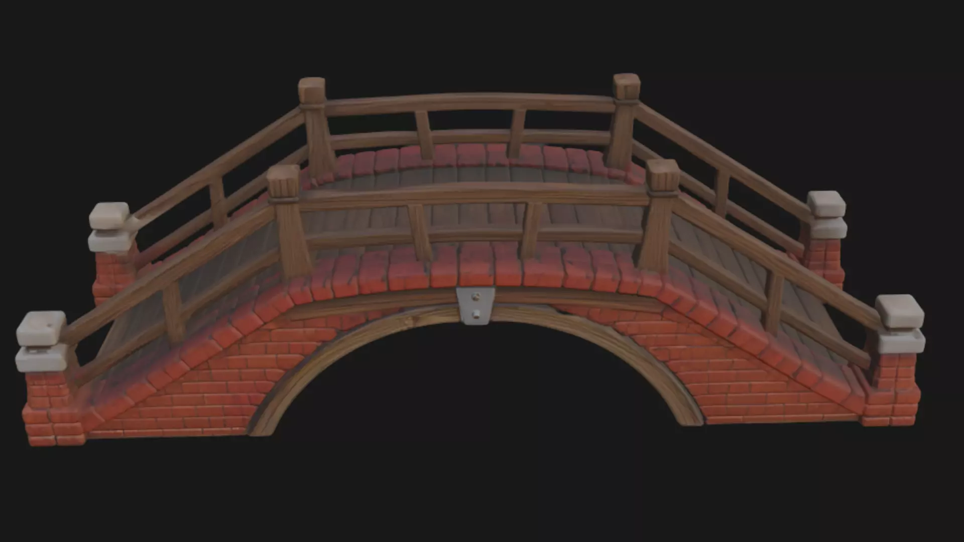Realistic bridge 3d model 3D model_2