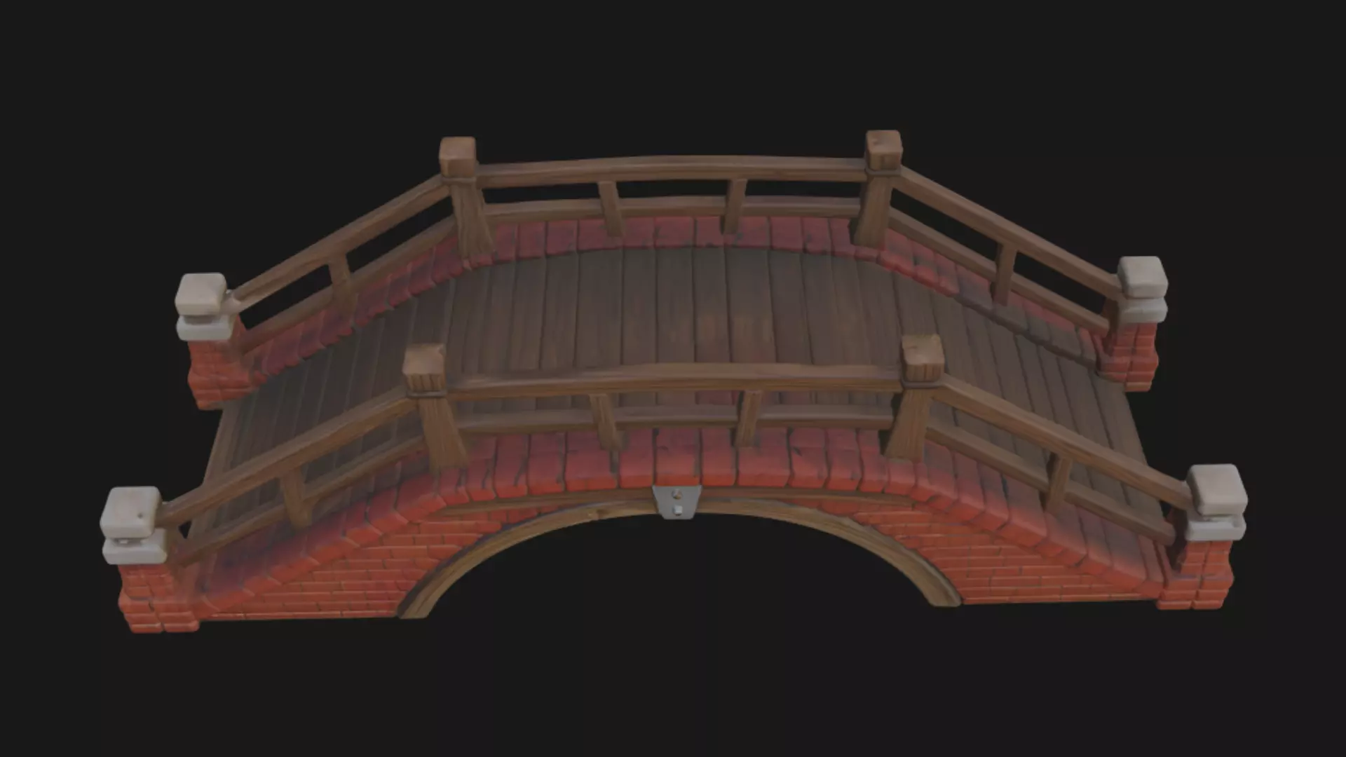 Realistic bridge 3d model 3D model_3