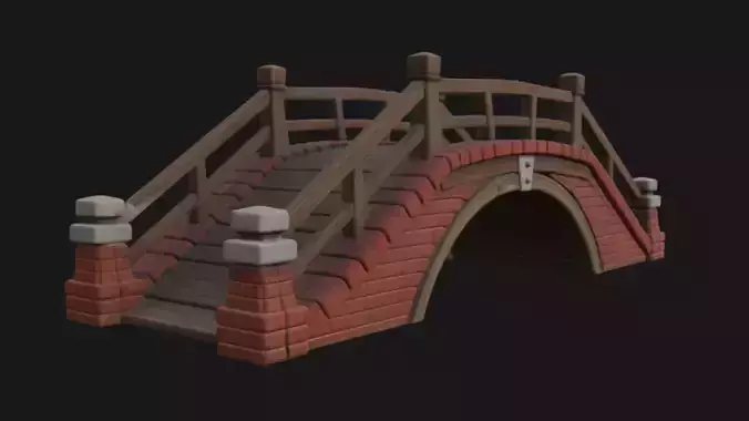 Realistic bridge 3d model 3D model