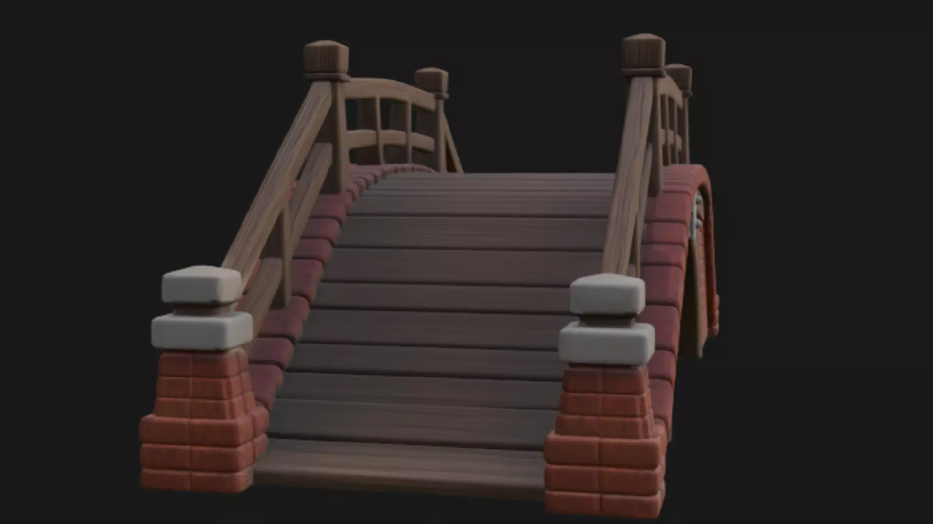 Realistic bridge 3d model 3D model_4