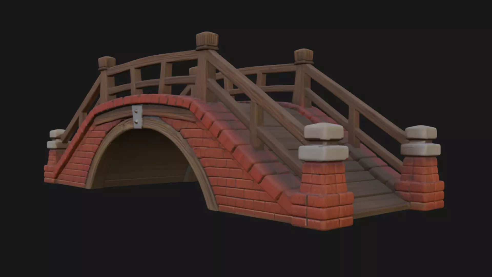 Realistic bridge 3d model 3D model_1