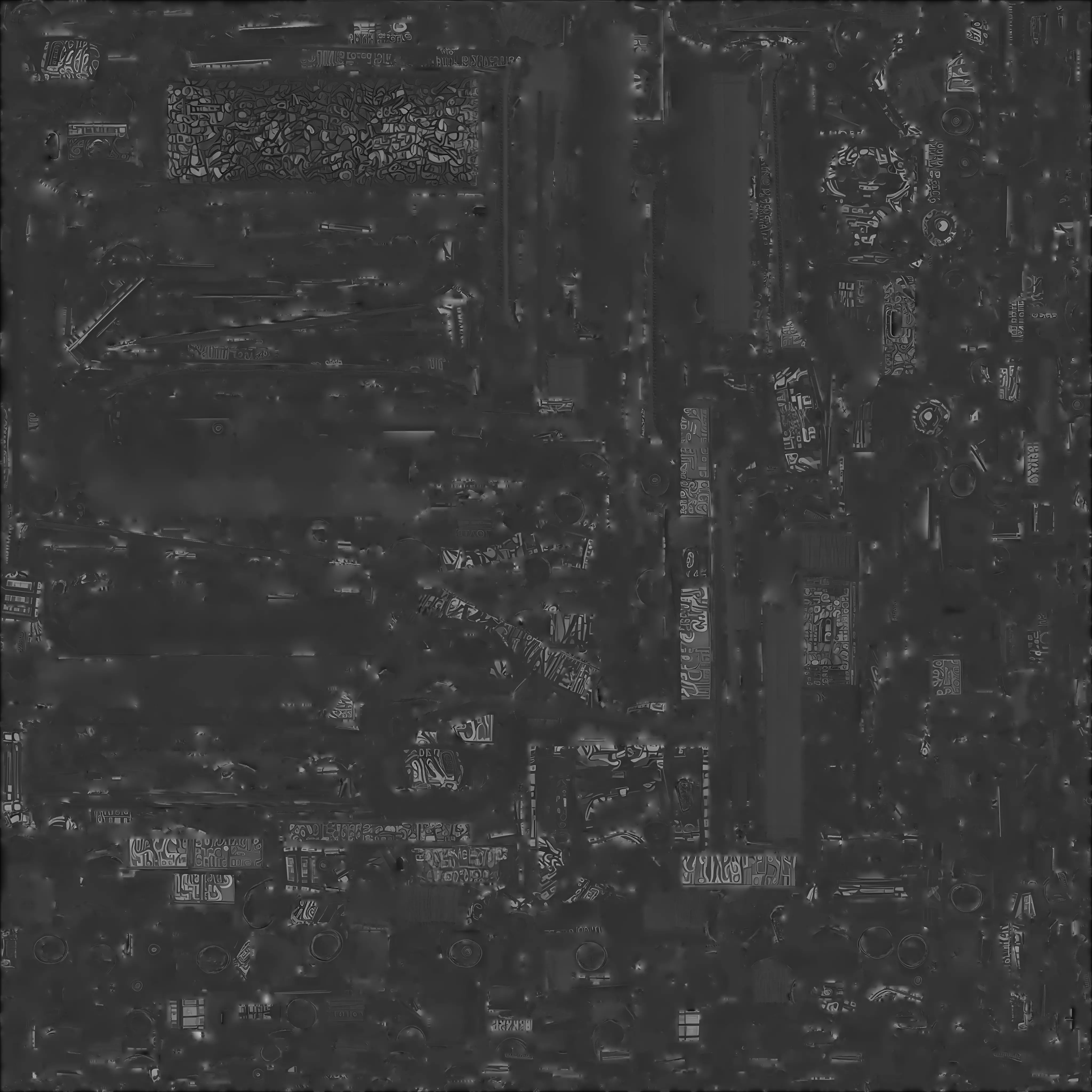 Graffiti Battle Tank 3D Model Urban Art War Machine Low-poly 3D model_2