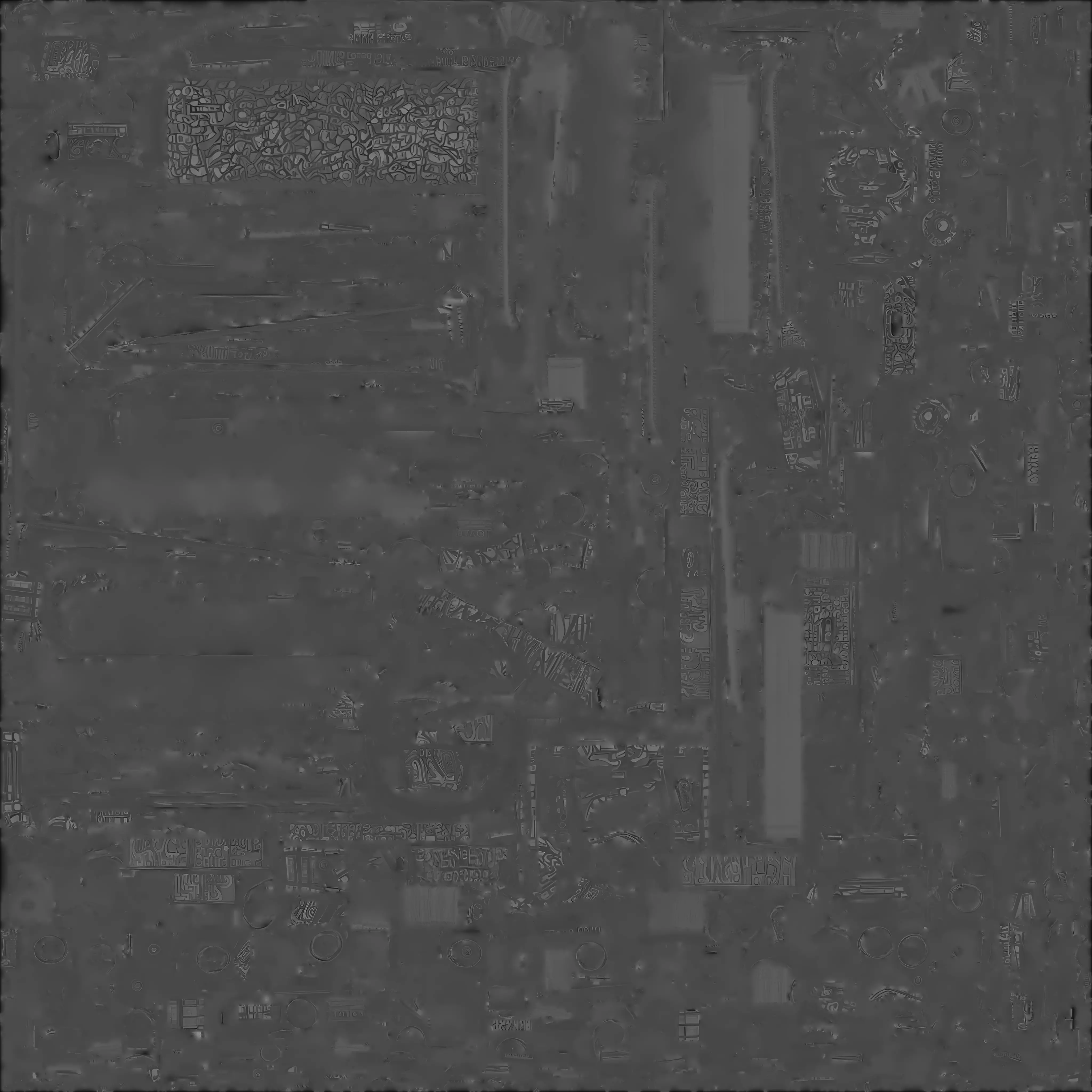 Graffiti Battle Tank 3D Model Urban Art War Machine Low-poly 3D model_4