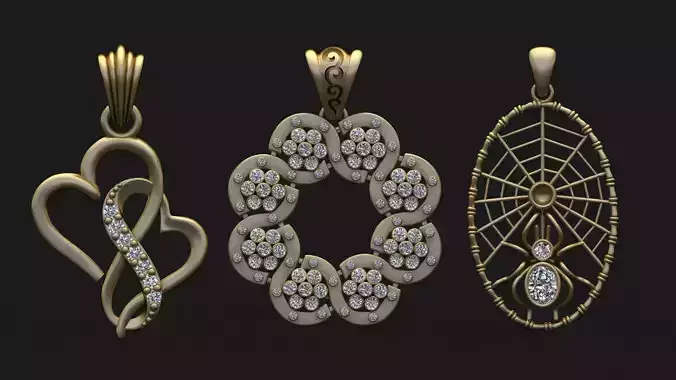 Elegant Love Nature Pendant Collection