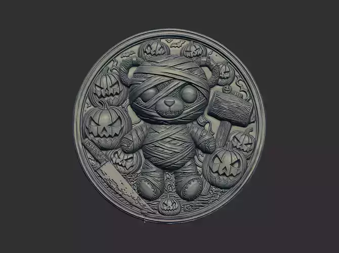 teddy mummy cnc model 