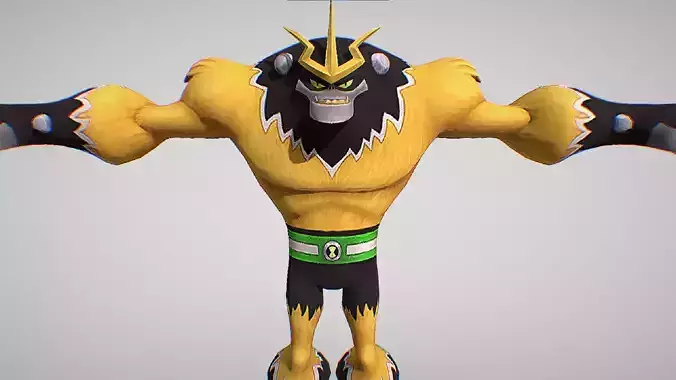 Shocksquatch - DNA sample of Gimlinopithecus - Ben 10 Omniverse