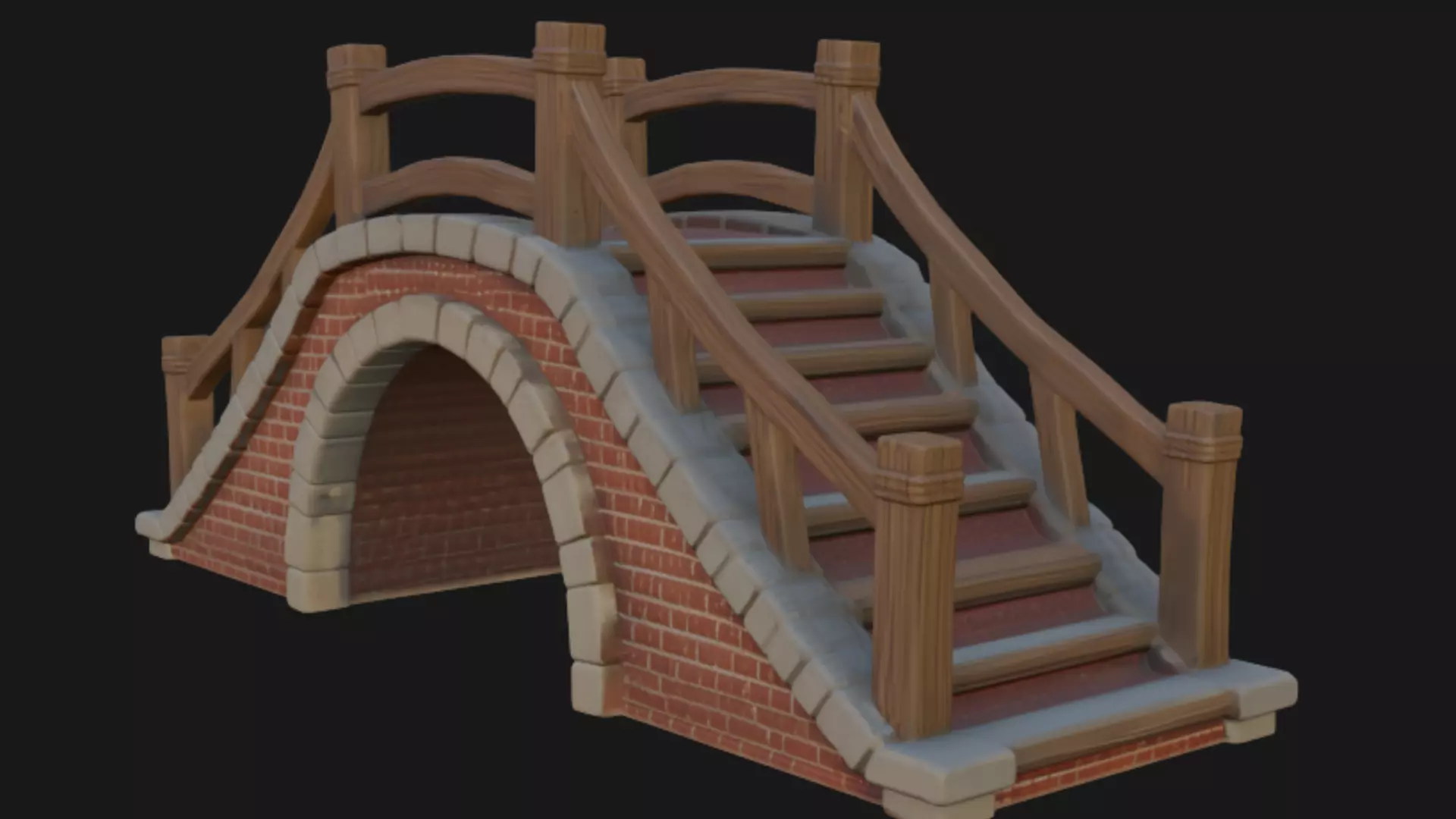 Realistic Bridge 3d Model 3D model_1