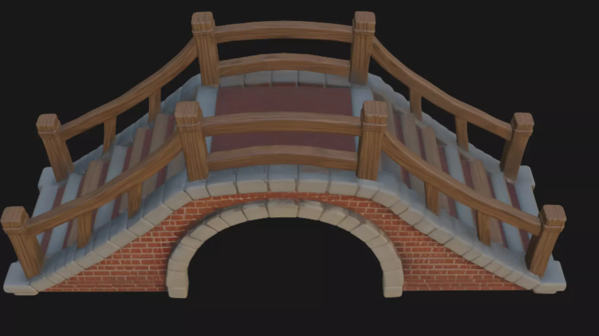 Realistic Bridge 3d Model 3D model_2