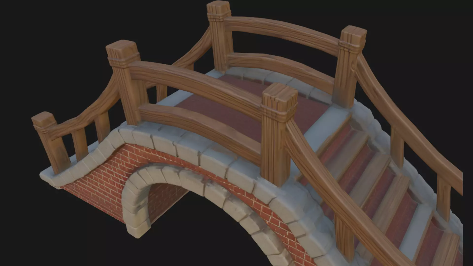 Realistic Bridge 3d Model 3D model_4