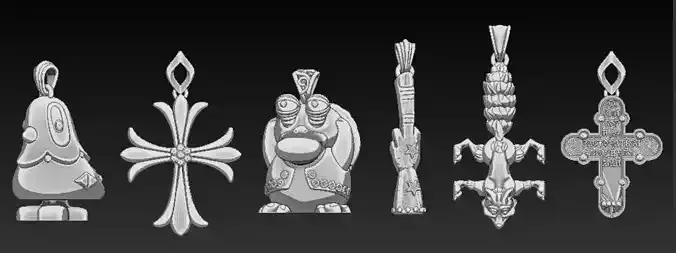 Fantasy Character Pendant Collection