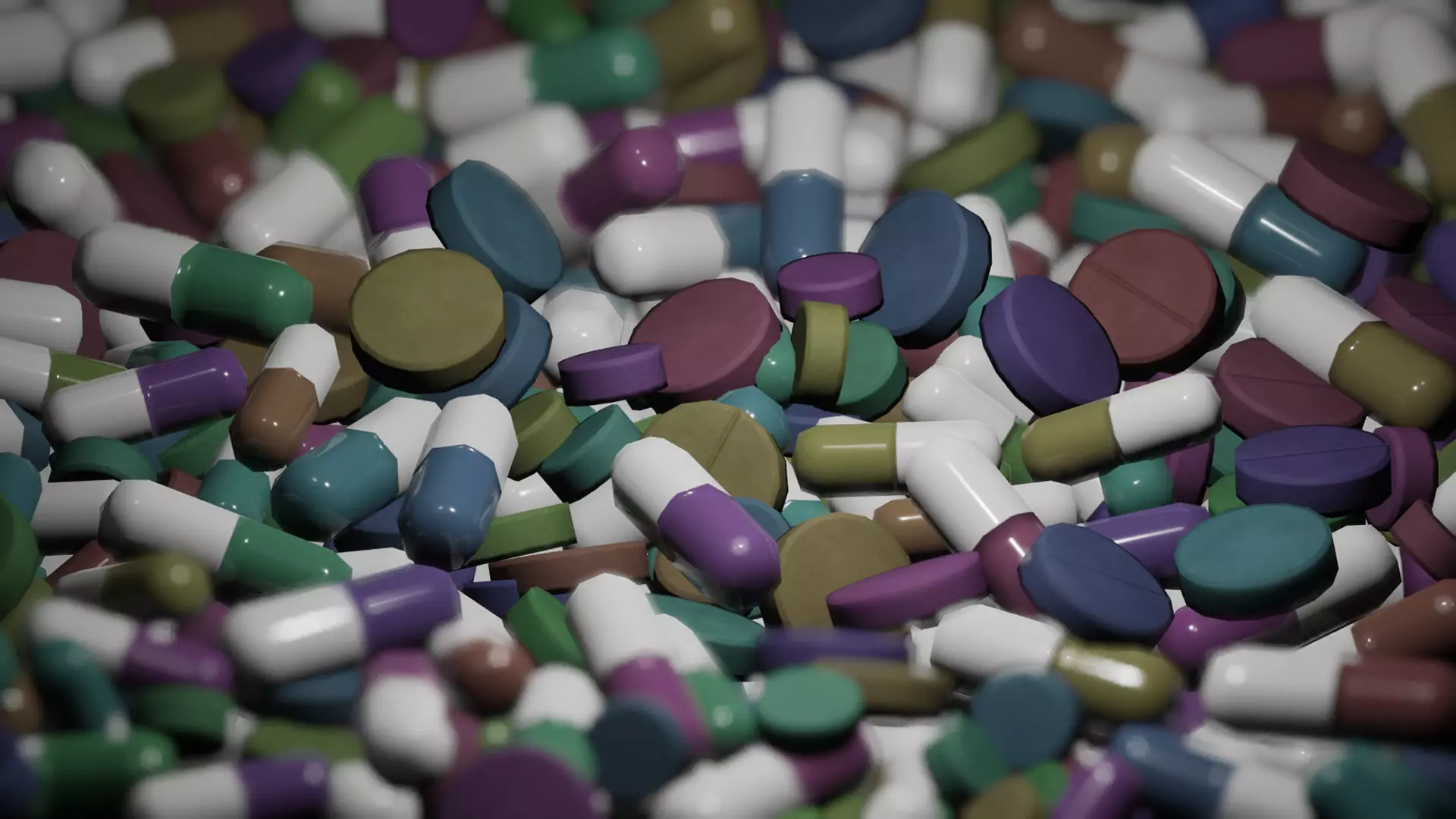 Pills Paack Low-poly 3D model_2