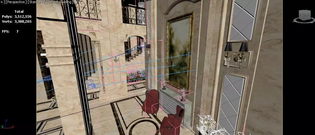 classic  Entrance 3D model_10