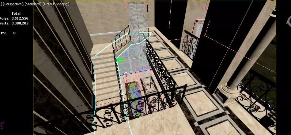 classic  Entrance 3D model_11