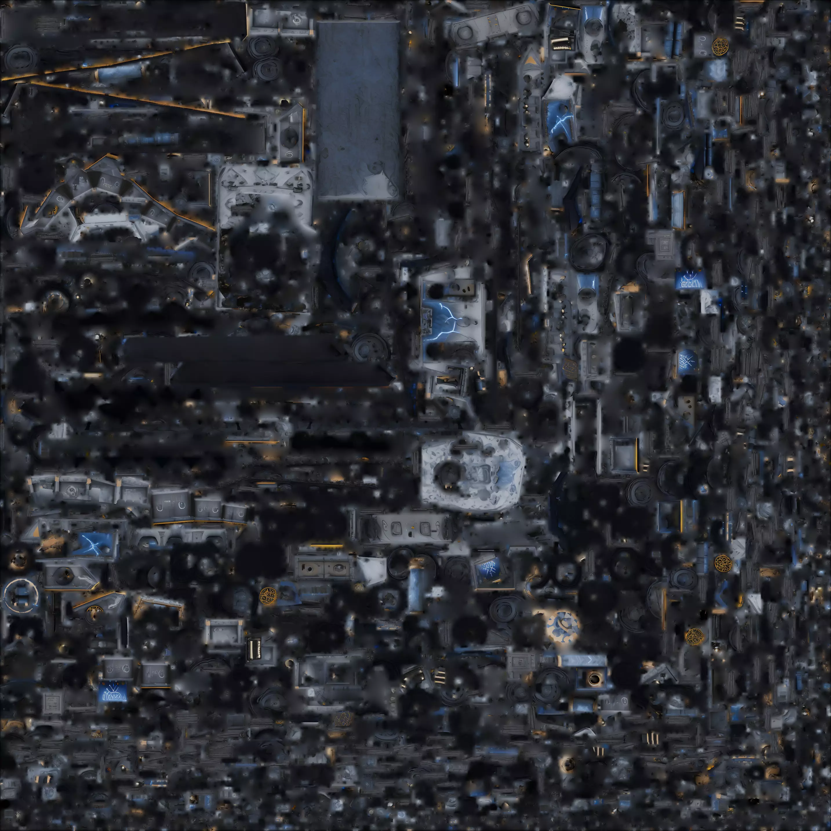 Thunder Strike Siege Tank 3D Model Mystical War Machine Low-poly 3D model_1