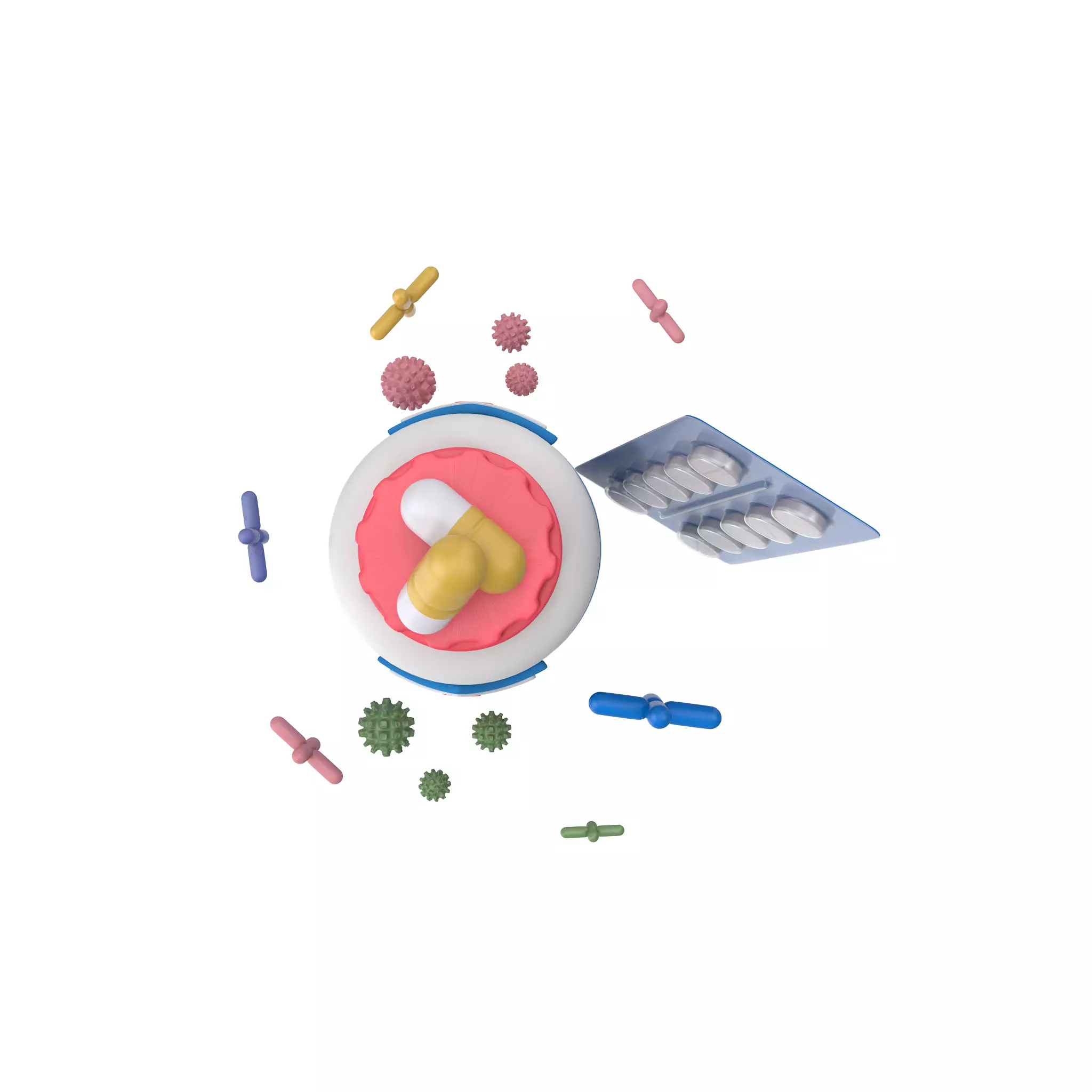 Bottle with Medicine 3D model_26