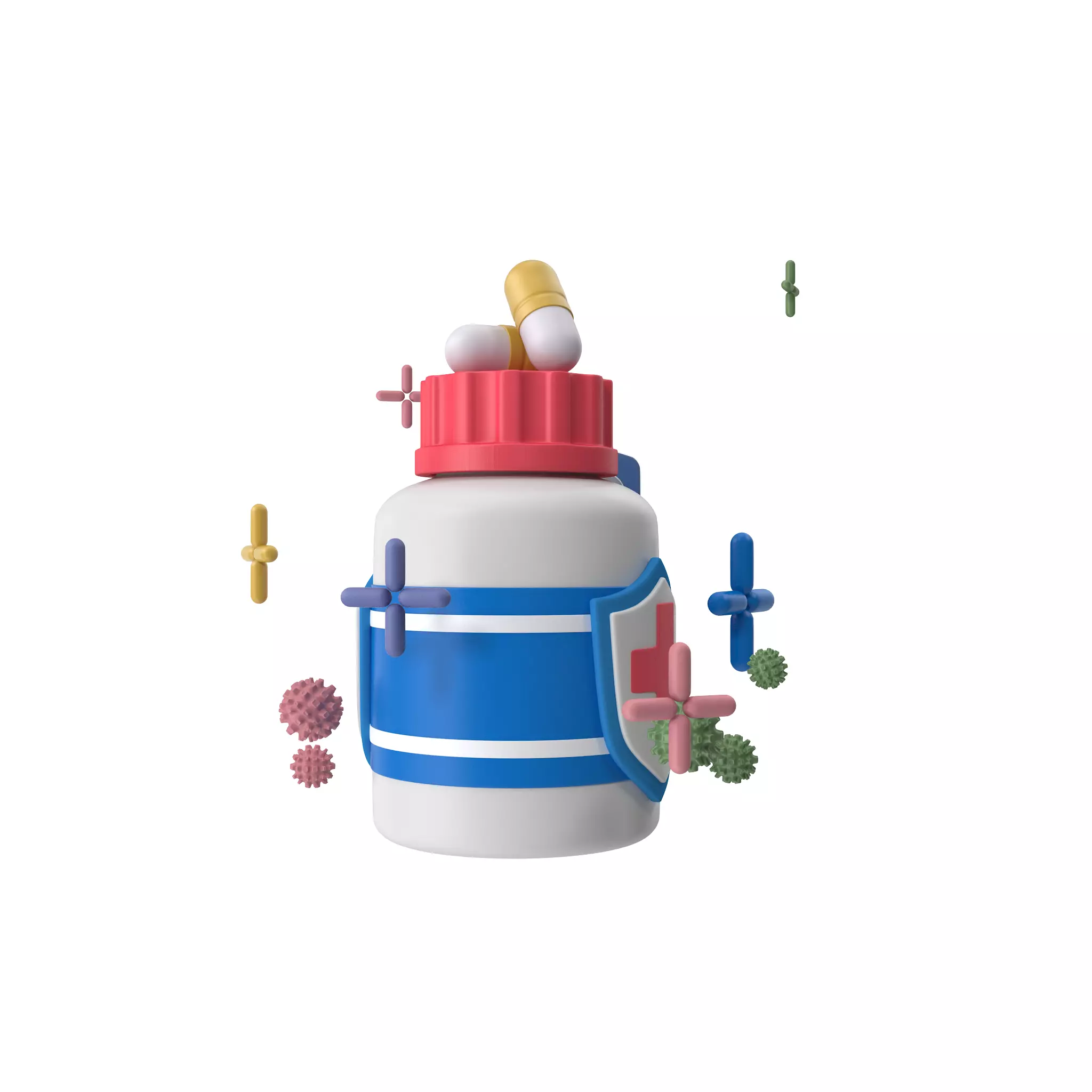 Bottle with Medicine 3D model_18